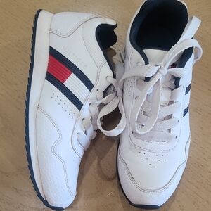 Tommy Hilfiger White, Blue and Red Girl Sneakers
